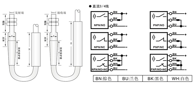 M3激光开关对射式